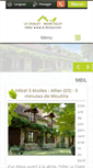 Mobile Screenshot of hotel-lechalet.fr